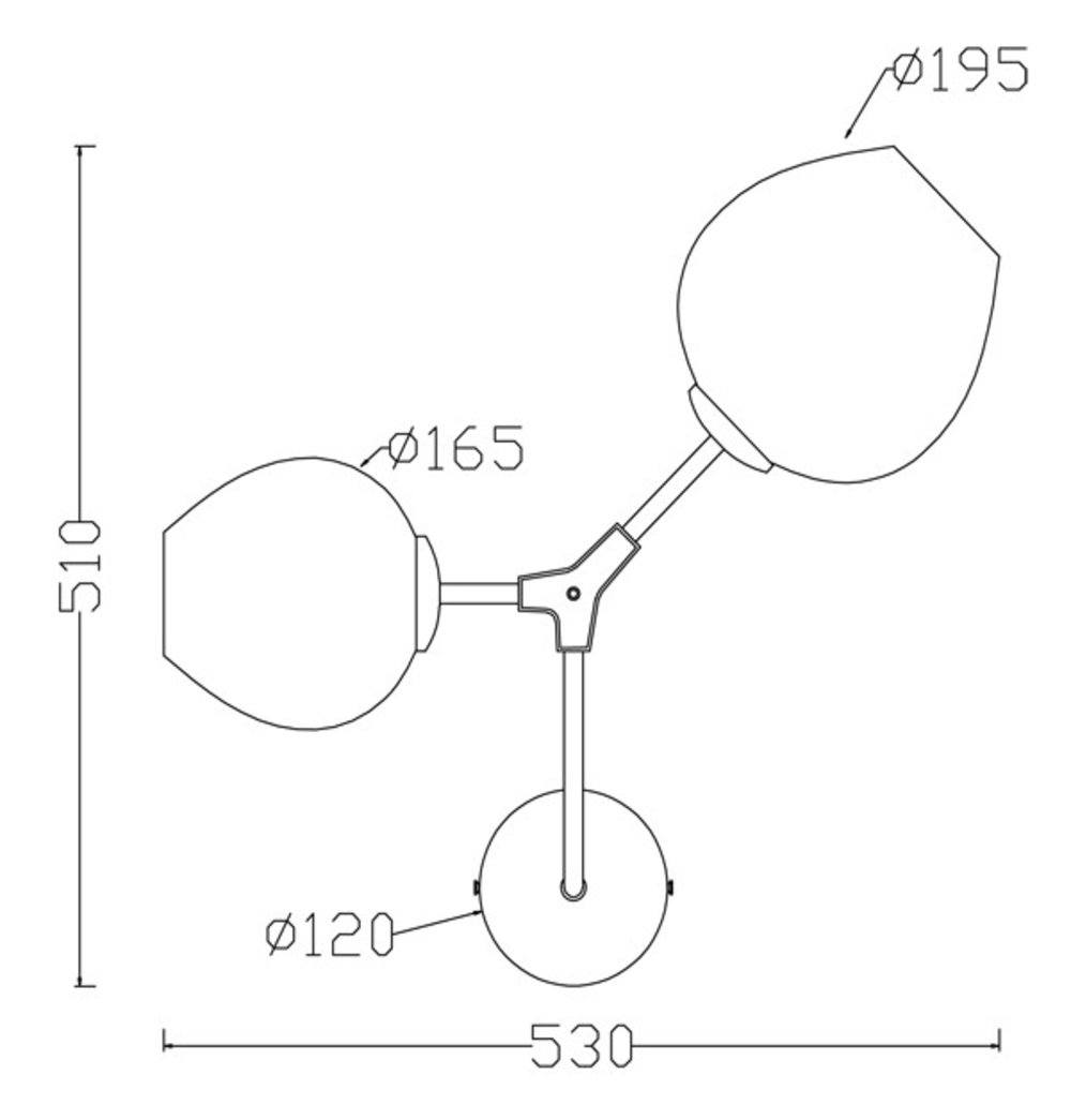 2-Globe Bubble Wall Lamp - GFURN