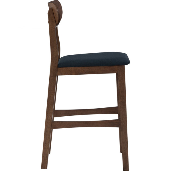 Lennox Counter Chair - Cocoa & Navy - GFURN