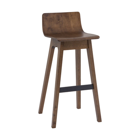 Ava Low Back Bar Chair - Cocoa - GFURN