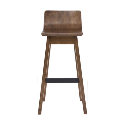 Ava Low Back Bar Chair - Cocoa - GFURN