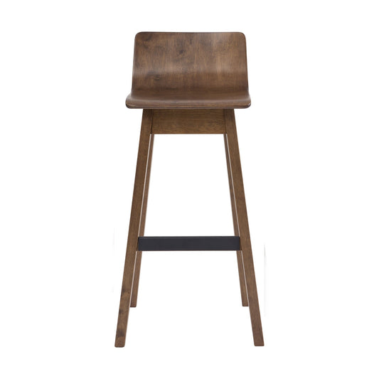 Ava Low Back Bar Chair - Cocoa - GFURN