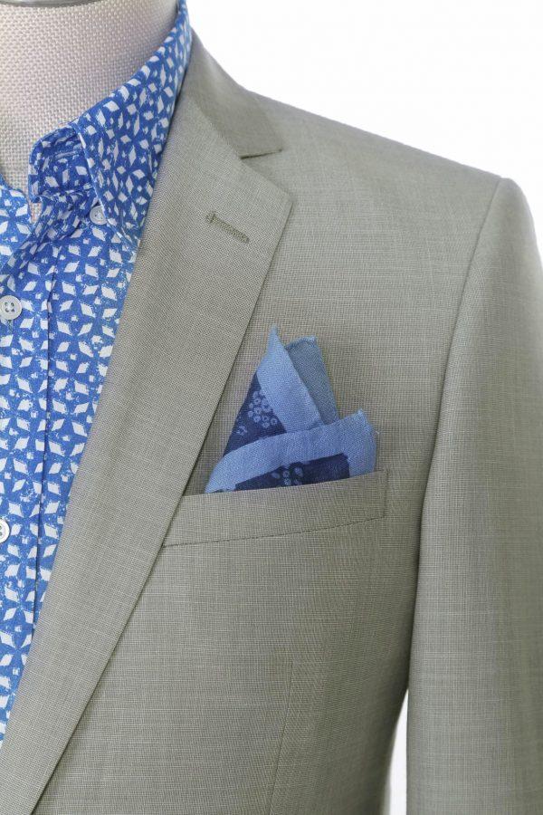 BUILD YOUR PACKAGE: Grey Slim Fit Suit (Package Includes 2 Pc Suit, Shirt, Necktie or Bow Tie, Matching Pocket Square, & Shoes Not Inclded)