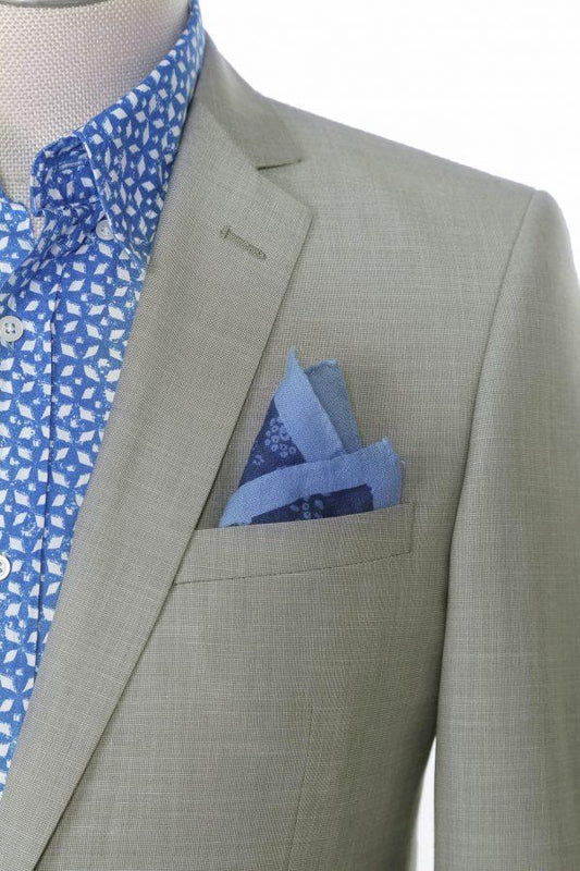 BUILD YOUR PACKAGE: Grey Slim Fit Suit (Package Includes 2 Pc Suit, Shirt, Necktie or Bow Tie, Matching Pocket Square, & Shoes Not Inclded)