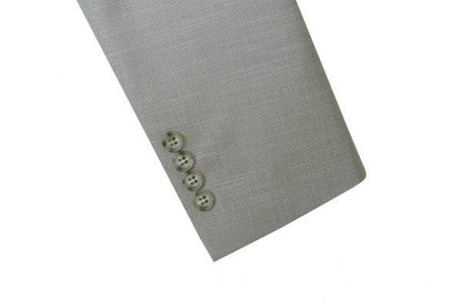 BUILD YOUR PACKAGE: Grey Slim Fit Suit (Package Includes 2 Pc Suit, Shirt, Necktie or Bow Tie, Matching Pocket Square, & Shoes Not Inclded)