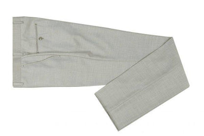 BUILD YOUR PACKAGE: Grey Slim Fit Suit (Package Includes 2 Pc Suit, Shirt, Necktie or Bow Tie, Matching Pocket Square, & Shoes Not Inclded)