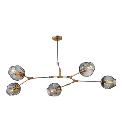 Glass Bubble Chandelier - 5-Globe Bubble Chandelier