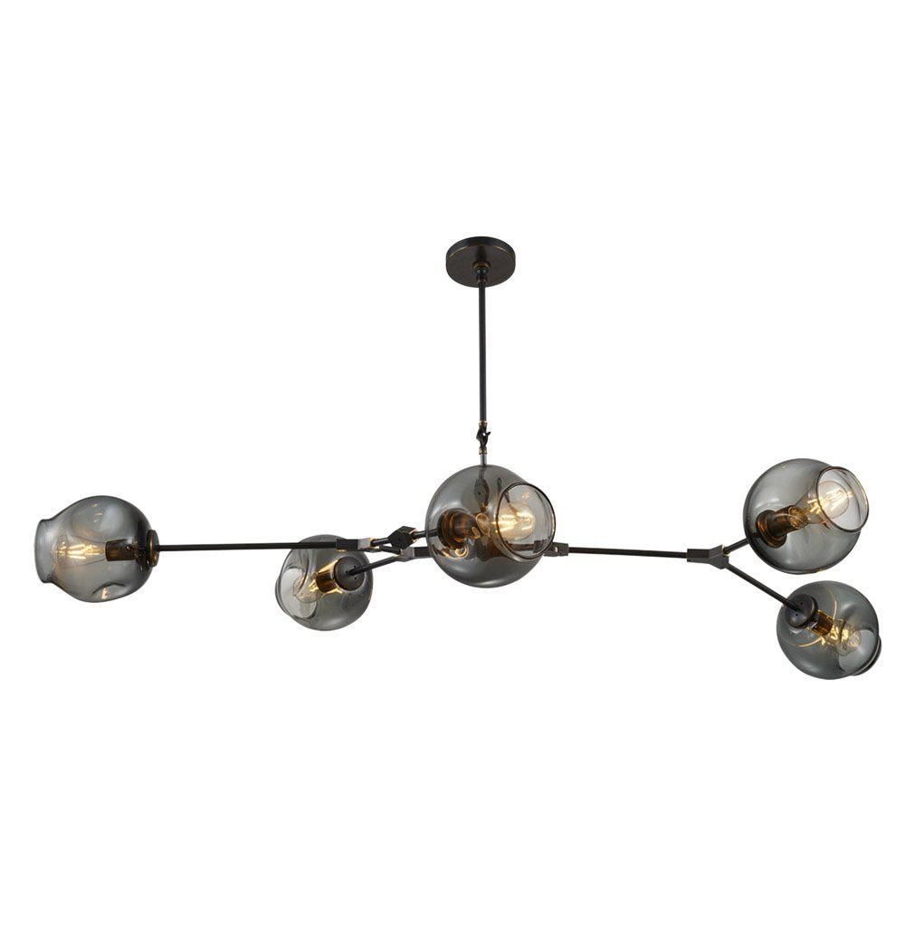 Glass Bubble Chandelier - 5-Globe Bubble Chandelier