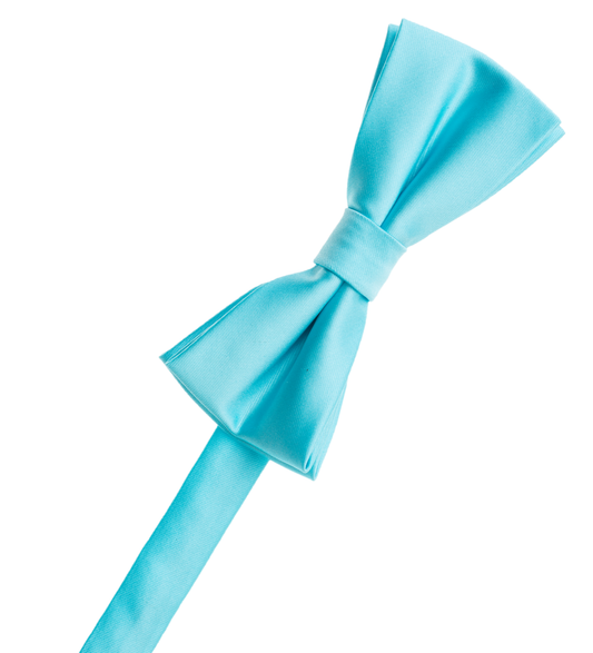 Aqua Blue Bow Tie
