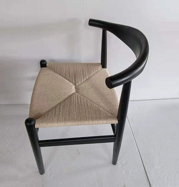 Hannah Chair - Black & Natural Cord - GFURN