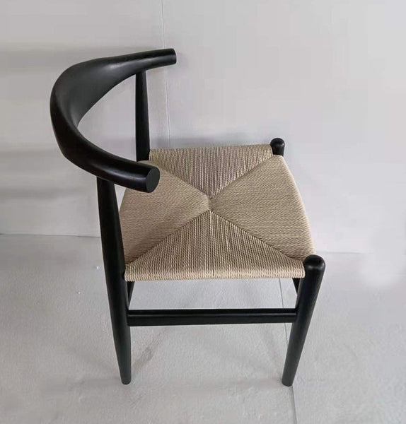 Hannah Chair - Black & Natural Cord - GFURN