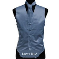 Dusty blue mens vest discount