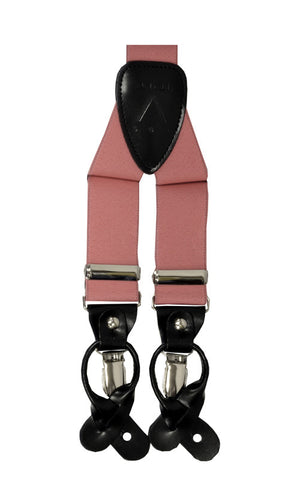 Dusty Pink Suspenders
