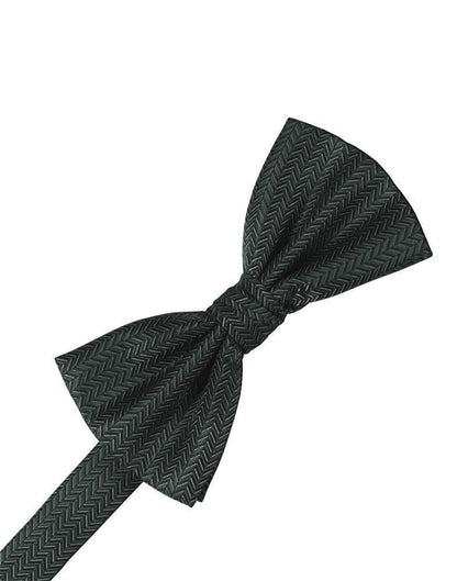 Pool Herringbone Bow Tie