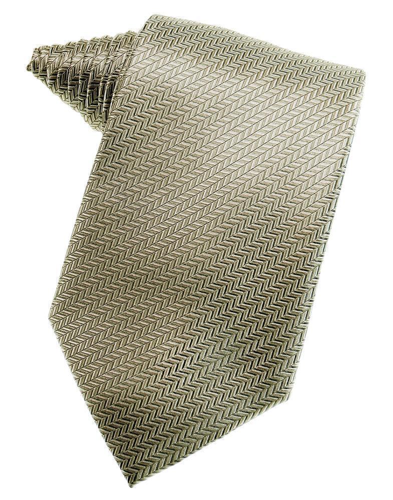 Mocha Herringbone Necktie