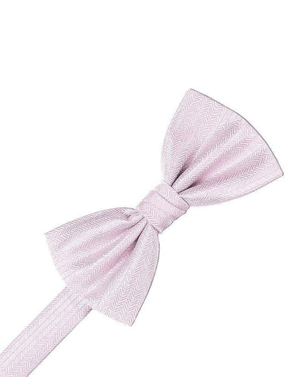 Sage Herringbone Bow Tie