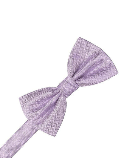 Sage Herringbone Bow Tie