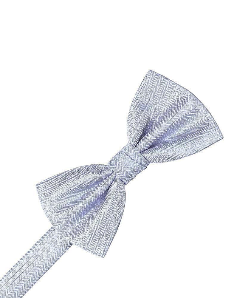 Jade Herringbone Bow Tie
