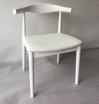 Hannah Chair - White & White Leather - GFURN