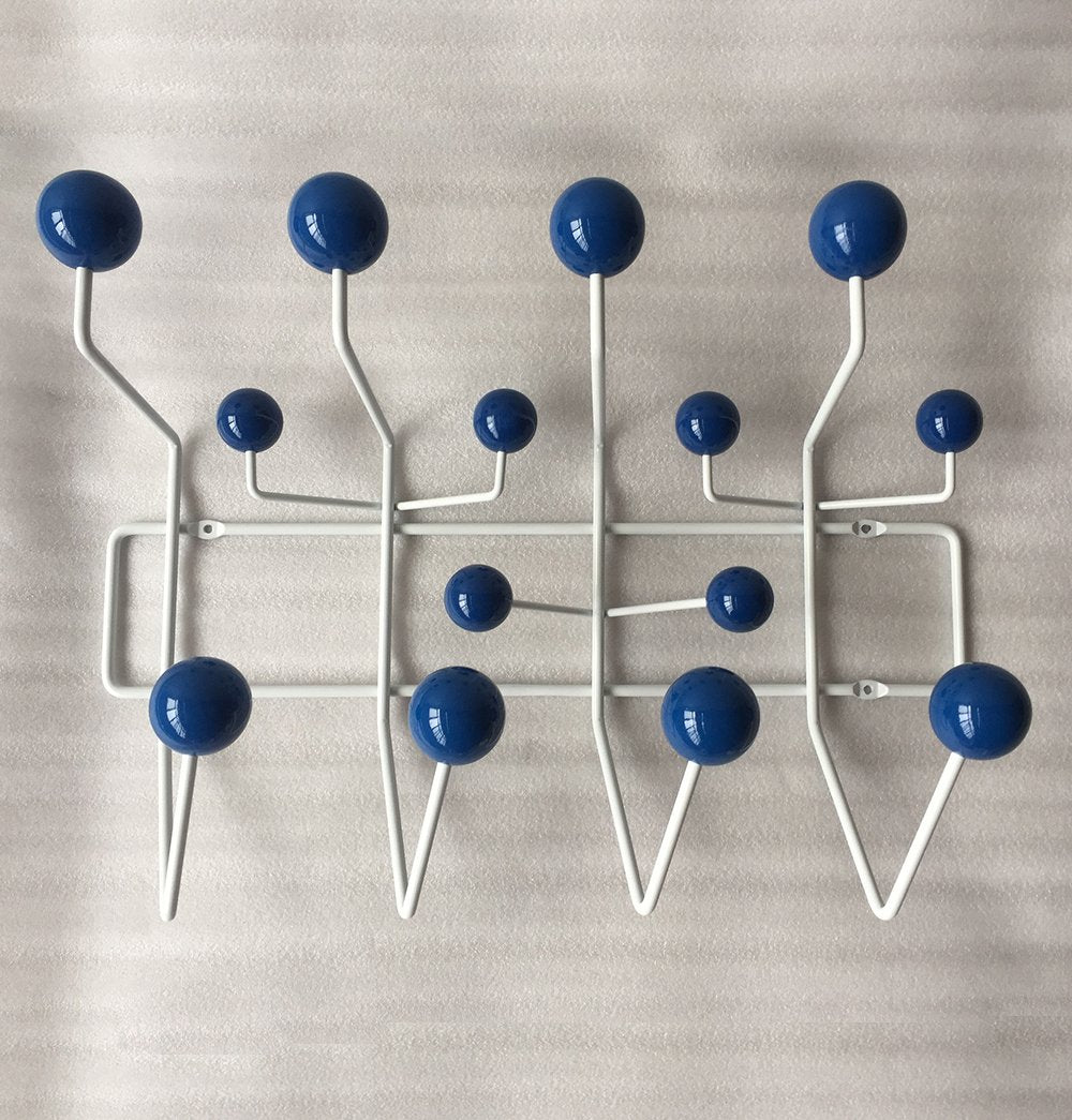 The Mid-Century Wall Coat Hanger - Blue - GFURN