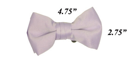 Modern Solid Bow Ties - Lavender