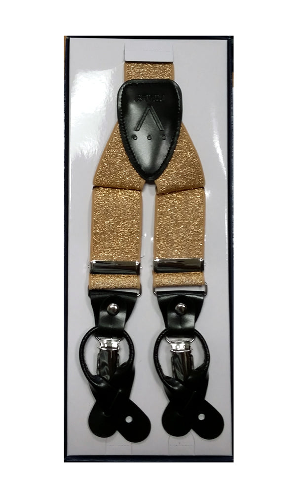 Metalic Gold Suspenders