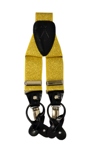 Metalic Yellow Suspenders