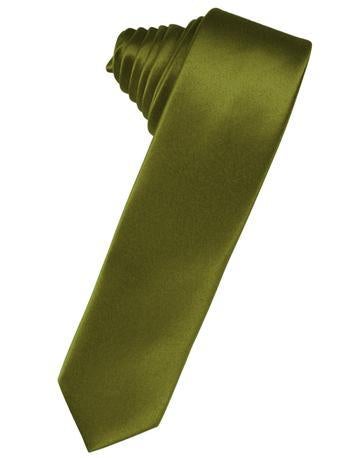 Fern Luxury Satin Skinny Necktie