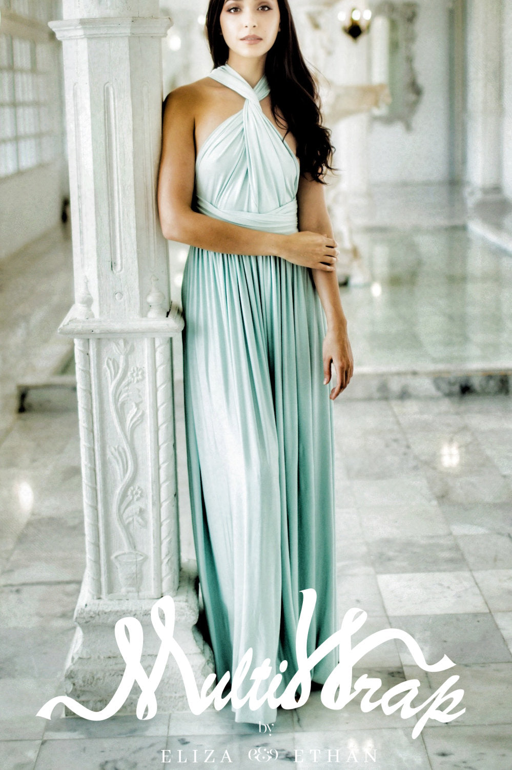 Pistachio Multi Wrap Dress