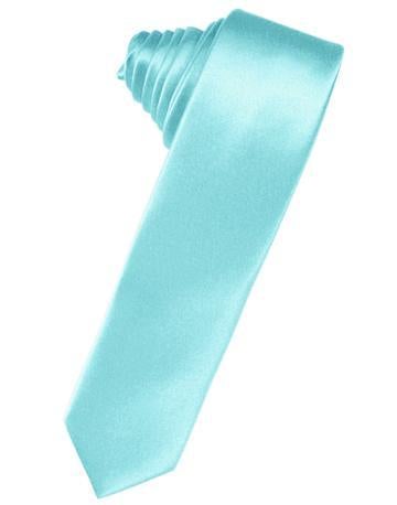 Fern Luxury Satin Skinny Necktie