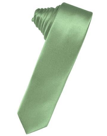 Fern Luxury Satin Skinny Necktie