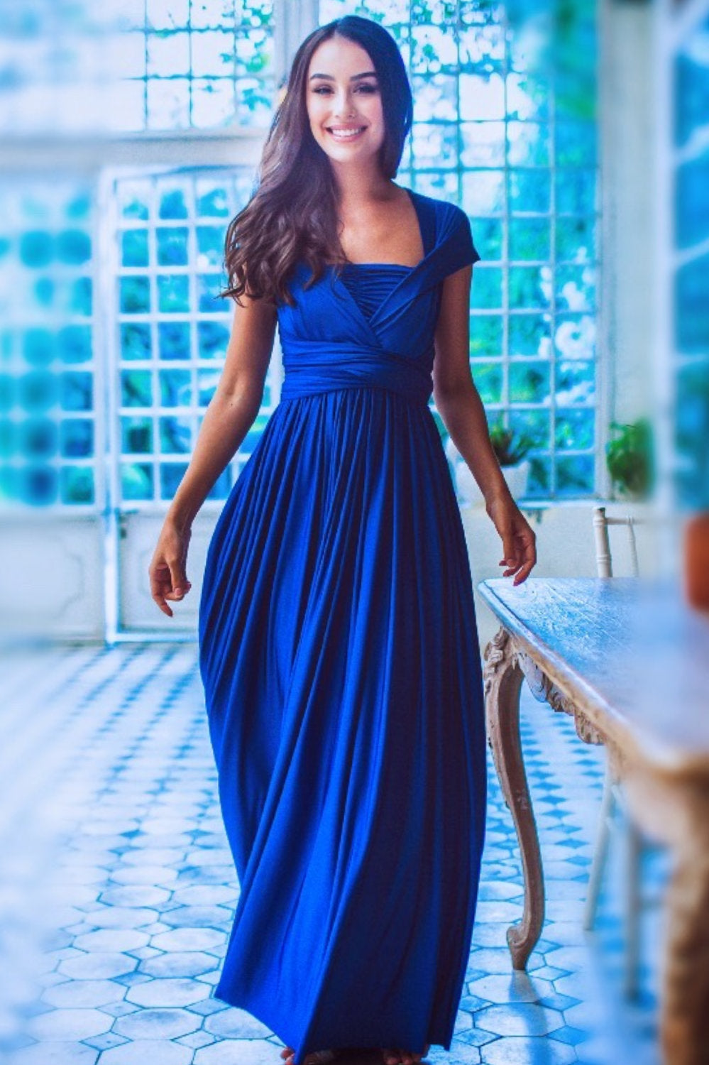 Sapphire Multi Wrap Dress