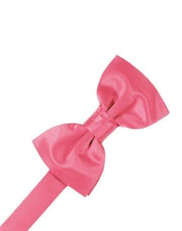 Guava Luxury Satin Bow Ties