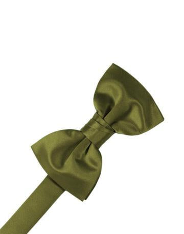 White Luxury Satin Bow Ties