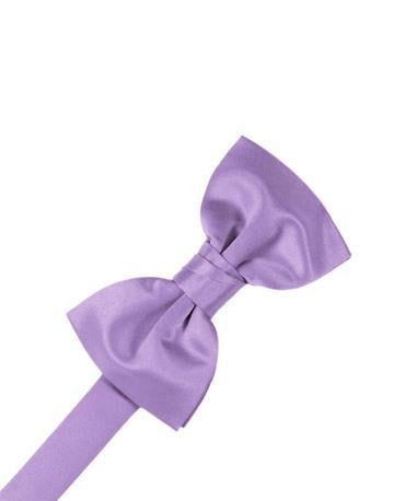 White Luxury Satin Bow Ties