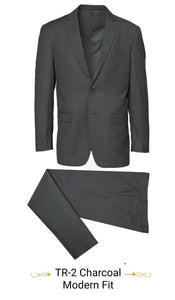 TR 2 Charcoal Modern Fit - 2 Piece Suit