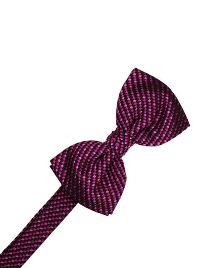 Light Champagne Venetian Pin Dot Bow Tie