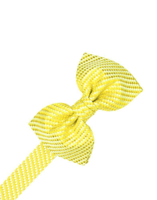 Light Champagne Venetian Pin Dot Bow Tie