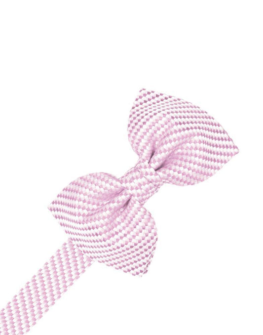Platinum Venetian Pin Dot Bow Tie