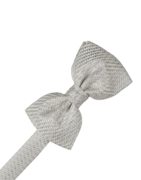 Champagne Venetian Pin Dot Bow Tie