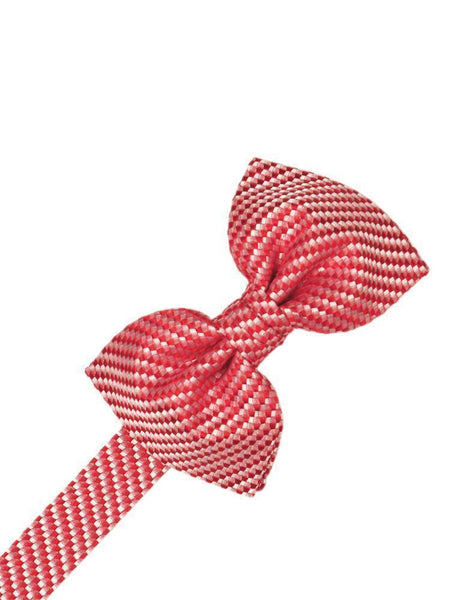 Pink Venetian Pin Dot Bow Tie