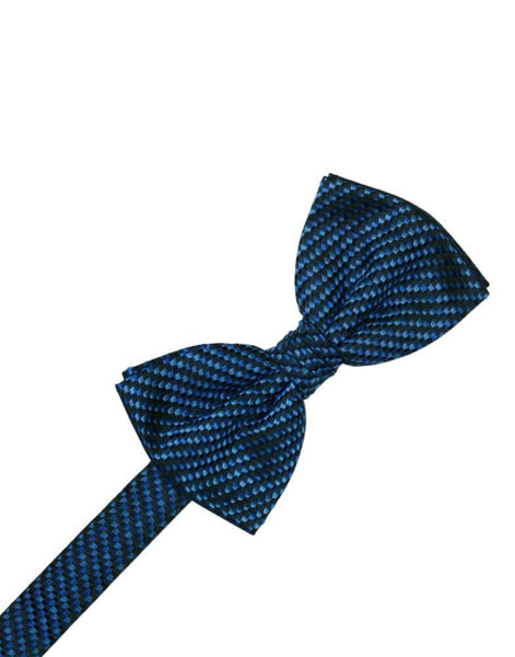 Wine Venetian Pin Dot Bow Tie