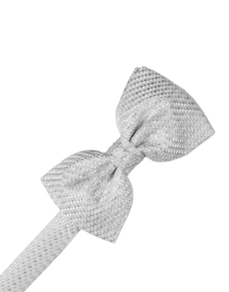 Champagne Venetian Pin Dot Bow Tie