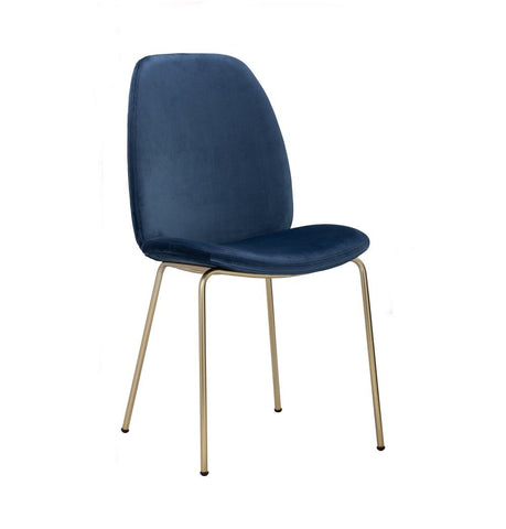 Blue Velvet Dining Chair - Adelia Dining Chair - Jungle Green