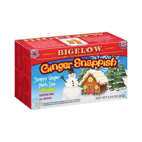 Bigelow Ginger Snappish Herbal Tea 20ct