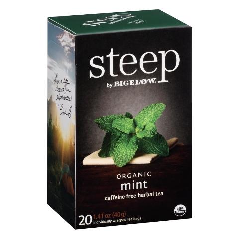 Bigelow STEEP Organic Mint Tea 20ct