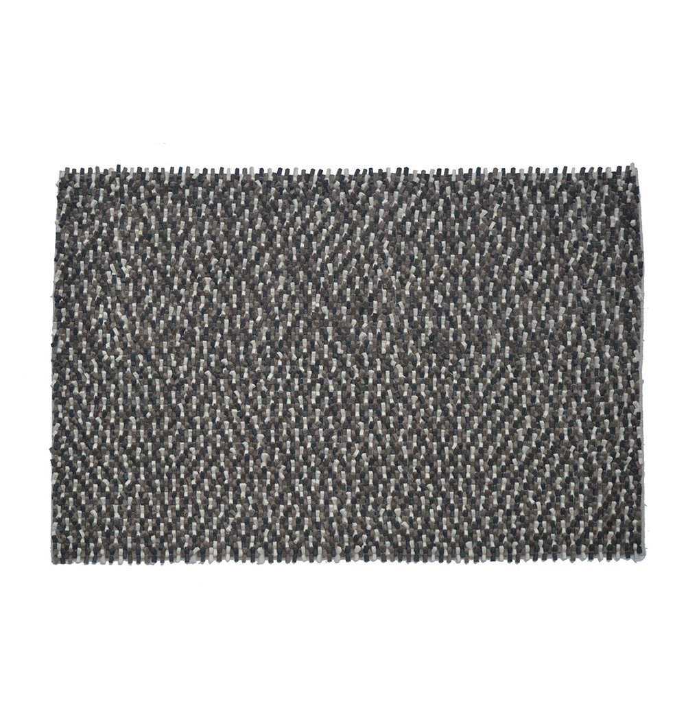 Chanda - Handmade Wool Braided Shaggy Rug - GFURN