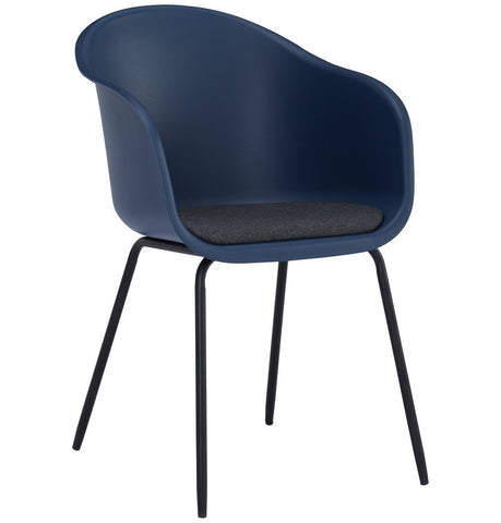 Colleen Dining Armchair - Midnight Blue - GFURN