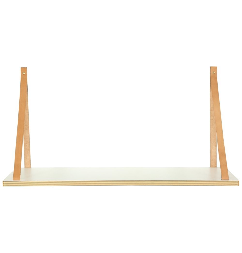 Edge Shelf with Leather Rope - GFURN
