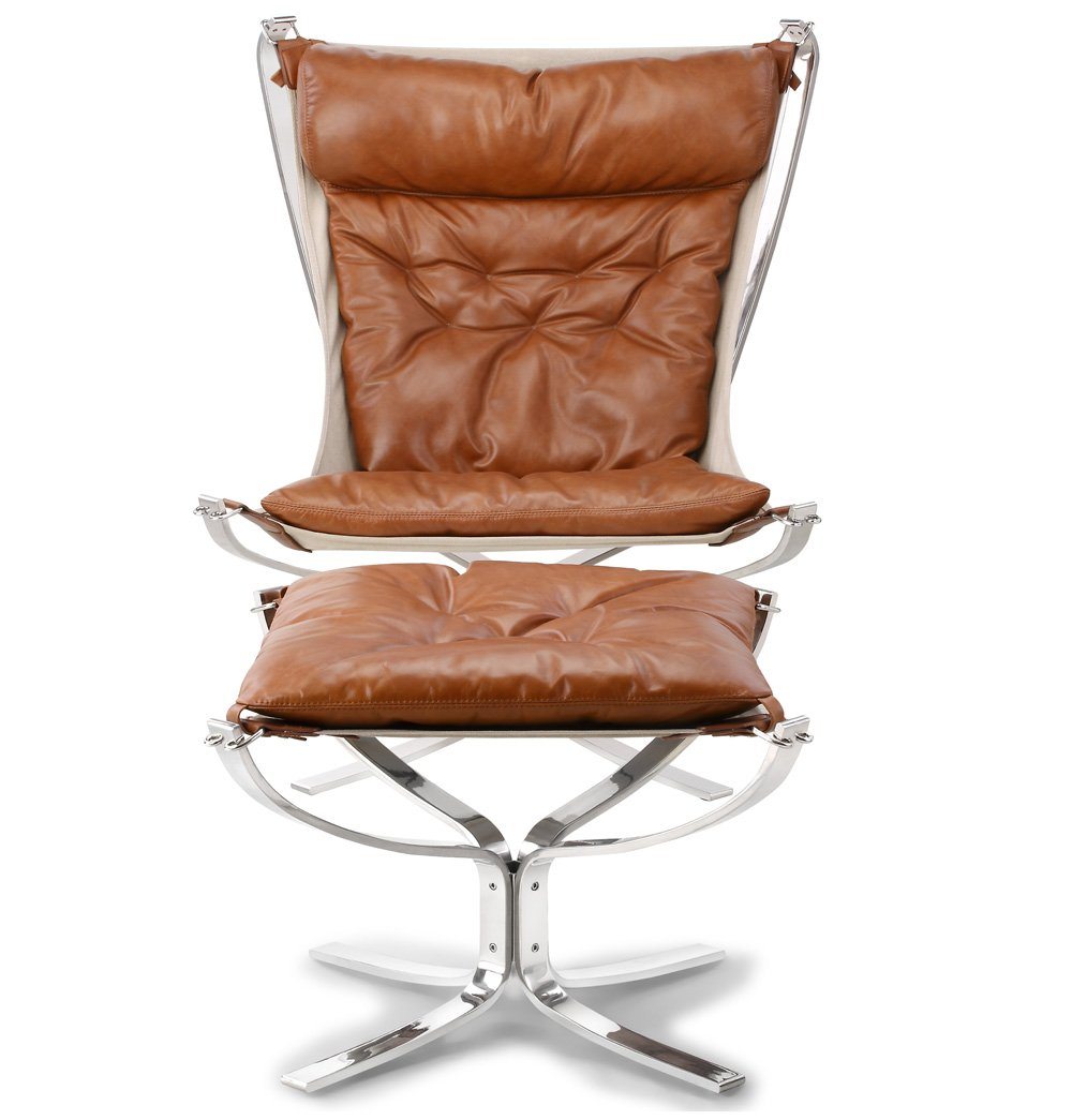 Einar Chair with Ottoman - GFURN
