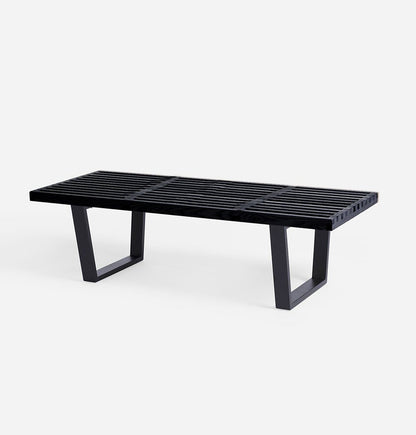 Mid Century Modern Wood Bench - Henri Bench